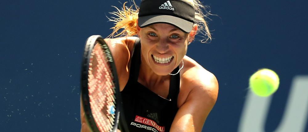 Das war heiß. Aber gereicht hat es für Angelique Kerber trotzdem zum Weiterkommen.