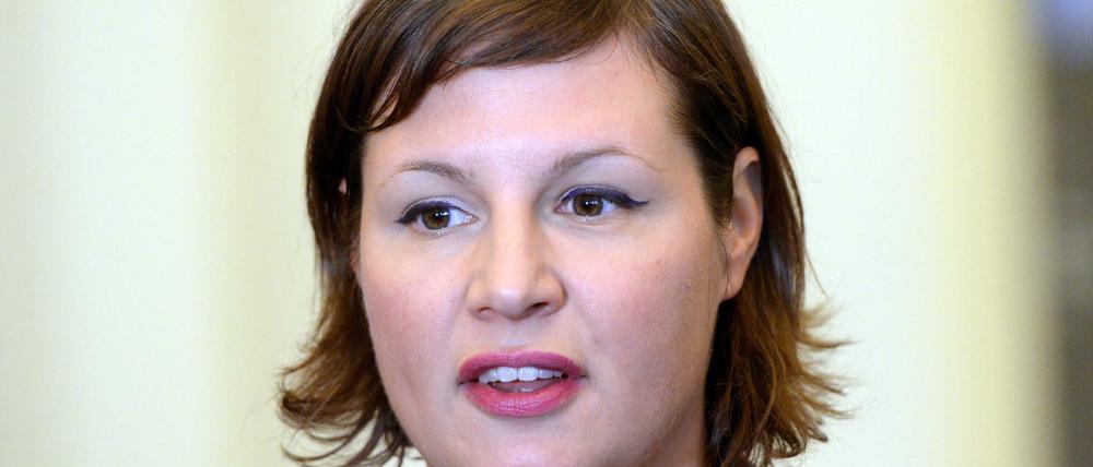 Die Berliner Grünen-Fraktionschefin Antje Kapek.