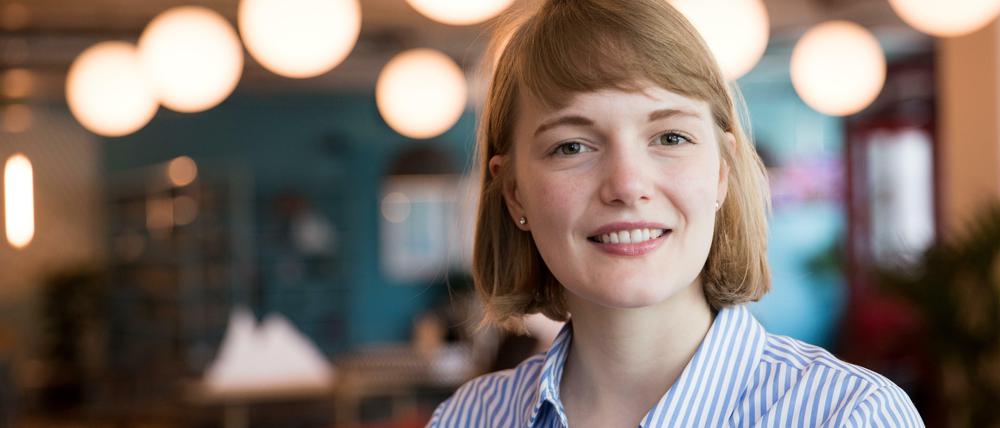 Juli-Chefin Ria Schröder.