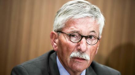 Thilo Sarrazin, aufgenommen bei einer Buchvorstellung im September 2016