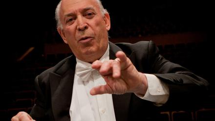 Der israelische Komponist und Dirigent Noam Sheriff (1935-2018).