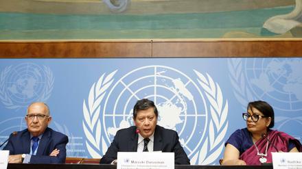 Die UN-Experten kritisierten auch Regierungschefin und Friedensnobelpreisträgerin Aung San Suu Kyi.