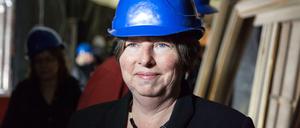 Bau auf. Stadtentwicklungssenatorin Katrin Lompscher (Linke).