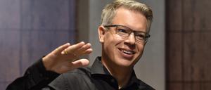 Der Investor der Vox-TV-Show "Die Höhle der Löwen", Frank Thelen, Ende August 2017 bei der Präsentation der vierten Staffel. Ab 4. September 2018 startet die fünfte Staffel - zum letzten mal mit Thelen?