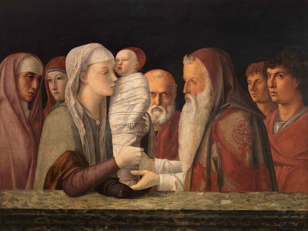 Kopie? "Die Darbringung Christi im Tempel" von Giovanni Bellini.