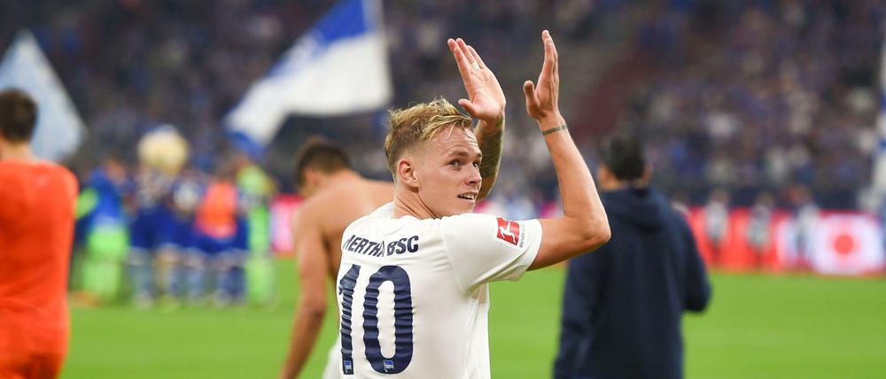 Rein mit Applaus. Ondrej Duda hat bisher in jedem Pflichtspiel der Saison für Hertha BSC auf dem Platz gestanden - und wurde noch kein einziges Mal ausgewechselt.