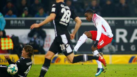 Hoch im Kurs: Ademola Lookman könnte der letzte Transfer für RB Leipzig sein. Der hatte sich den Nigerianer im Vorjahr vom FC Everton ausgeliehen. 