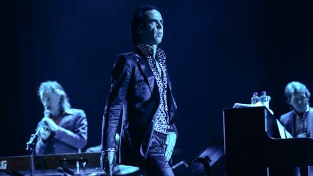 Conway Savage (links) mit Nick Cave beim Greenville Festival 2013.