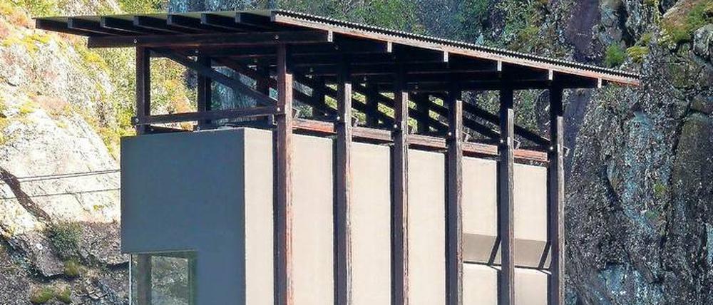 Auf dünnen Beinen. Peter Zumthor wurde mit seiner Gedenkstätte für den Bergbau in Allamannajuvet zum Vorbild für die junge norwegische Architektur.