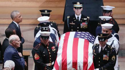 Die USA nehmen Abschied von Senator John McCain.