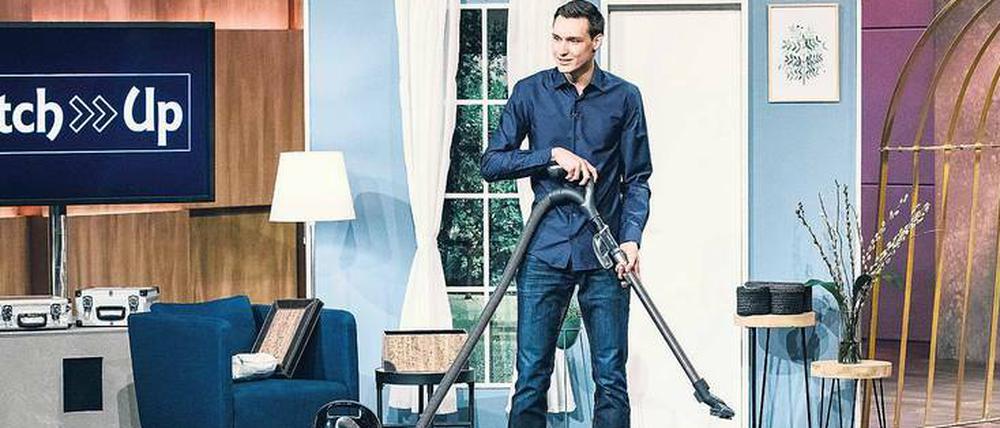 Der ehemalige „Jugend forscht“-Gewinner Tobias Gerbracht sucht für seinen smarten Staubsaugeraufsatz einen Investor.