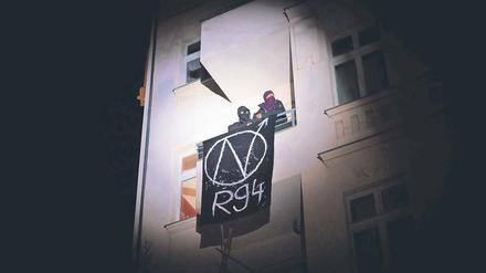 Die Bewohner der Rigaer Straße 94 beschäftigen seit mehr als 20 Jahren die Berliner Politik. 