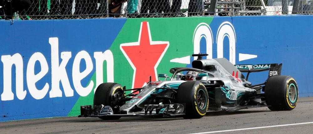 Geduld zahlt sich aus. Lewis Hamiltons Sieg war letztlich nicht gefährdet.