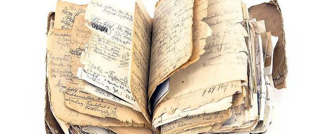 Das Adressbuch der Hannah Höch.