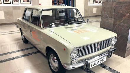 Der erste produzierte Lada weckt Erinnerungen.