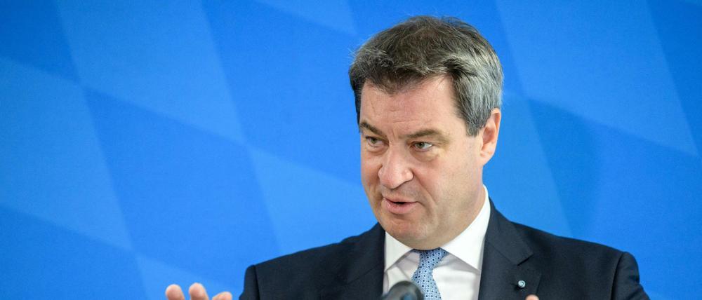 Markus Söder (CSU), Ministerpräsident von Bayern. 
