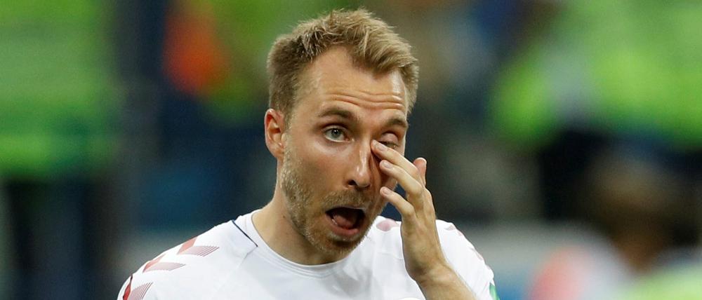 Nicht dabei in der Slowakei. Der dänische Nationalspieler Christian Eriksen. 