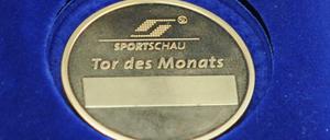 Die Plakette der ARD-Sportschau ist unter den Fußballern sehr begehrt.