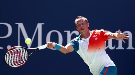Philipp Kohlschreiber hat auch sein fünftes Achtelfinale bei den US Open verloren - diesmal gegen Kei Nishikori.