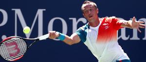 Philipp Kohlschreiber hat auch sein fünftes Achtelfinale bei den US Open verloren - diesmal gegen Kei Nishikori.