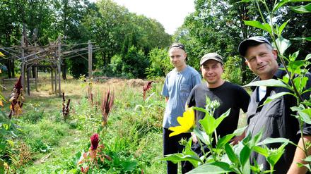 Leo, Todosch und Stefan (von links) vom Coop Campus.