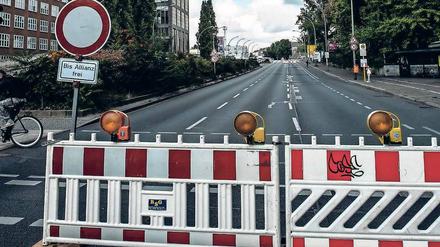 Zukunft ungewiss. Noch ist nicht klar, wann die Ostseite der Elsenbrücke wieder geöffnet werden kann. 