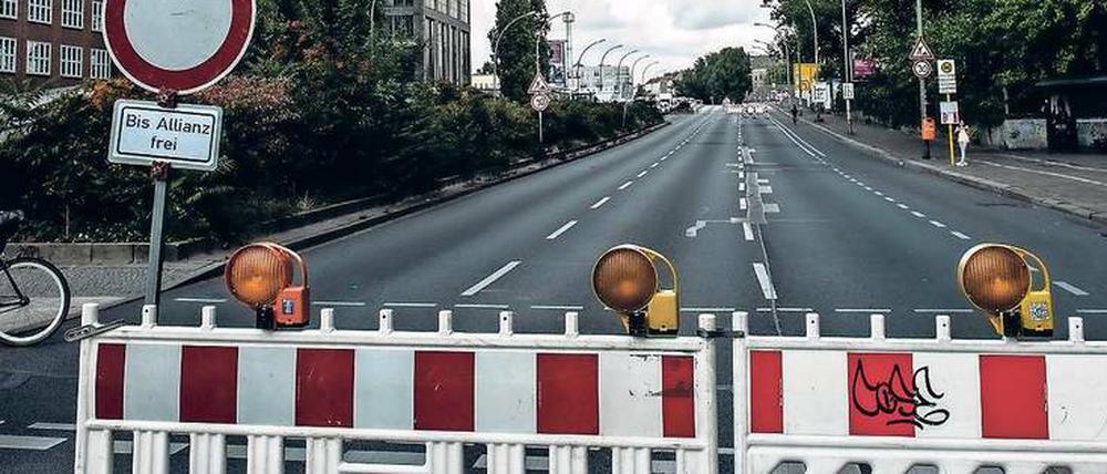 Zukunft ungewiss. Noch ist nicht klar, wann die Ostseite der Elsenbrücke wieder geöffnet werden kann.