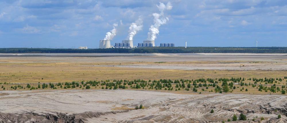 Der ehemalige Braunkohletagebau Cottbus-Nord, wo der größte künstliche See Deutschlands entstehen soll.