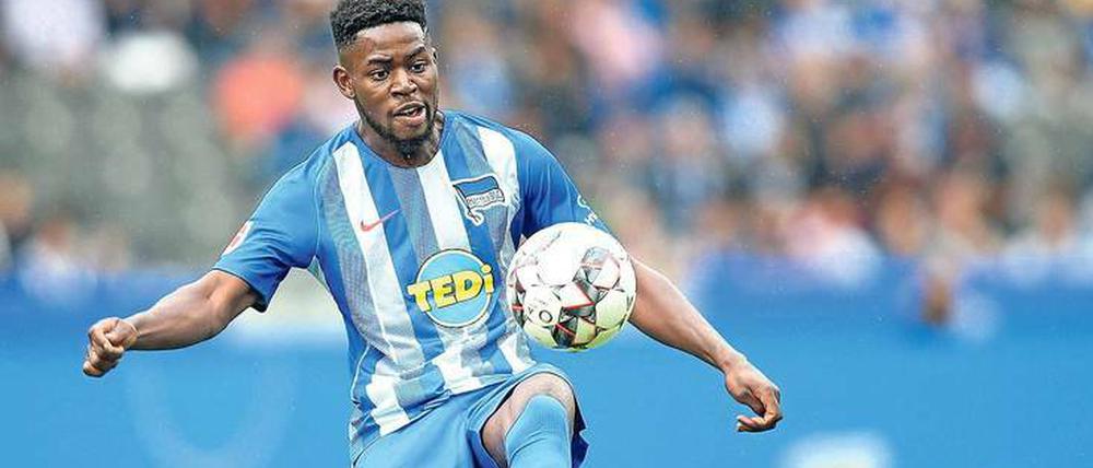 Einer für Berlin. Jordan Torunarigha hat sich bei Hertha BSC bis zu den Profis hochgearbeitet und überzeugt in der Abwehr. Foto: Eibner/Imago