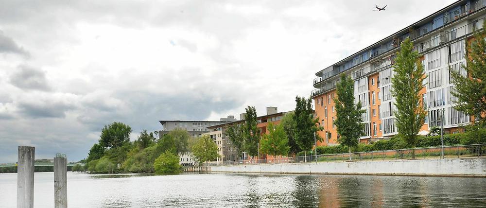 Der Teil der Wasserstadt, der schon gebaut ist.