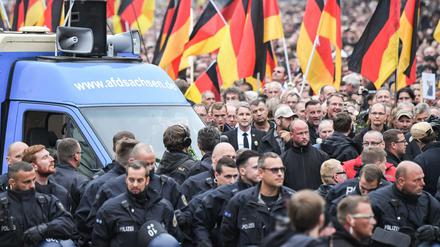 Die Gewalttat in Chemnitz hatte eine Reihe ausländerfeindlicher Demonstrationen ausgelöst.
