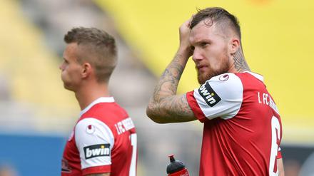 Jan Löhmannsröben (rechts) droht Ärger vom DFB. 