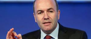 Der stellvertretende Parteivorsitzende der CSU, Manfred Weber