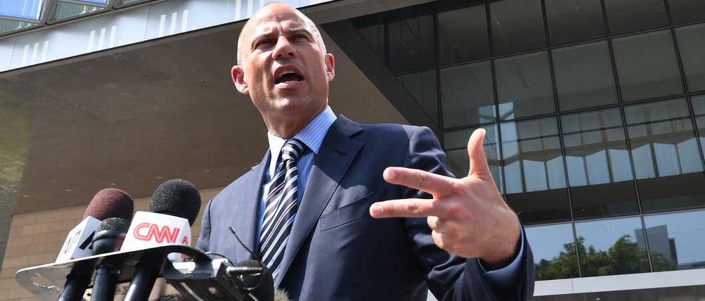Streitlustig. Michael Avenatti vertritt Pornostar Stormy Daniels, die Donald Trump verklagt hat.