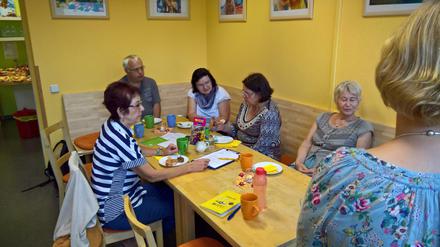 Beim Zeitschenker-Frühstück in Lichtenberg