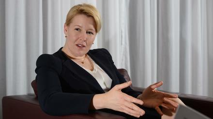 Bundesfamilienministerin Franziska Giffey (SPD).