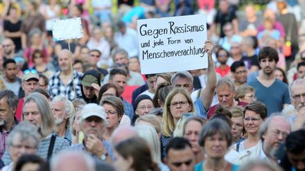 Nach den Ereignissen in Chemnitz gingen viele Menschen auf die Straße und demonstrierten für mehr Solidarität. 