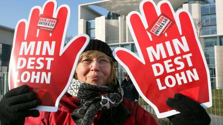 Berlin soll beim Mindestlohn Spitzenreiter unter den Bundesländern werden. Foto: Stephanie Pilick/dpa