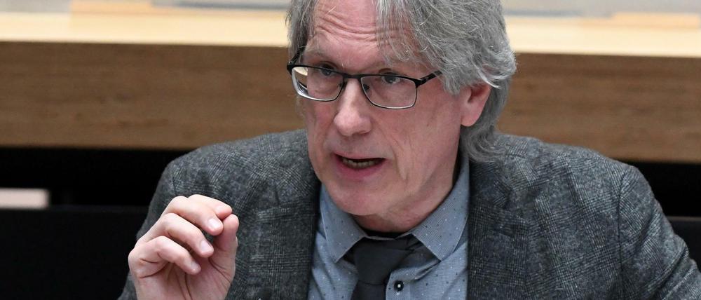 Matthias Kollatz (SPD), Finanzsenator von Berlin, spricht im Berliner Abgeordnetenhaus.