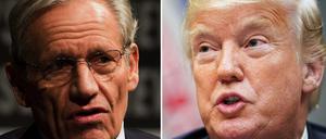 Journalist Bob Woodward (li.) und US-Präsident Donald Trump.