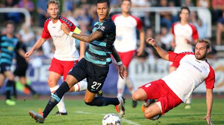 Zurück am Ball. Im Testspiel sorgte Davie Selke für einen Treffer.