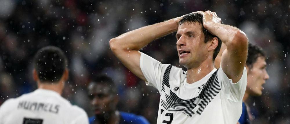 Mal war es Mats Hummels, mal Thomas Müller (Bild), sogar Matthias Ginter war einmal nah am Siegtreffer.