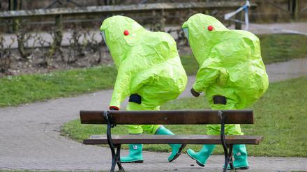 Einsatzkräfte in Salisbury (Archiv)