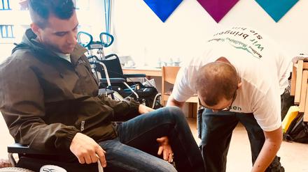 Perspektivenwechsel mit Rollstuhlführerschein.