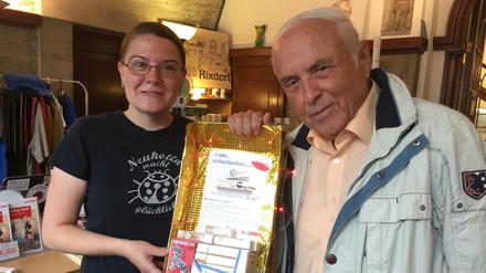 „Für die Kippe danach" - Tanja Dickert und Ludger Schiffler. 