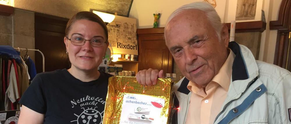 „Für die Kippe danach" - Tanja Dickert und Ludger Schiffler.