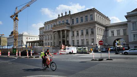 Hier soll die Mauer wieder aufgebaut werden.