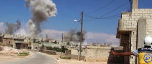 Angriff auf Angriff. Dauerbombardements sollen einen Angriff mit Bodentruppen vorbereiten.