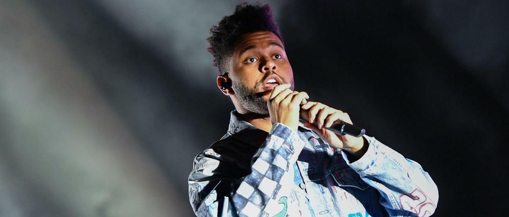 Der kanadische R'n'B-Musiker The Weeknd auf dem Berliner Lollapalooza Festival.