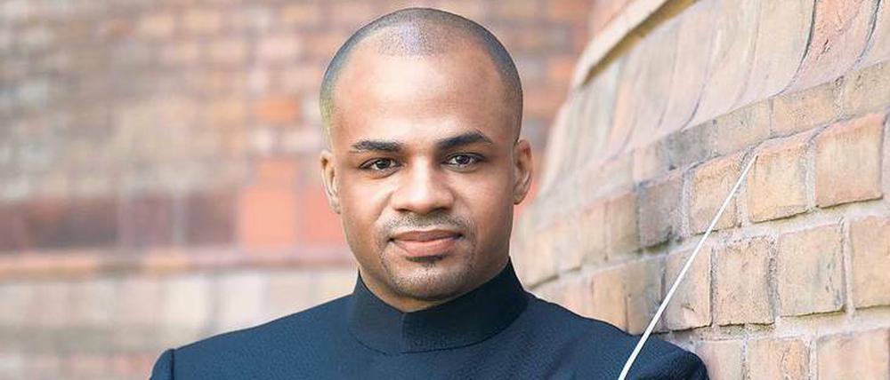 Will Bruckner dirigieren, nicht Jazz. Der 1981 in North Carolina geborene Brandon Brown.